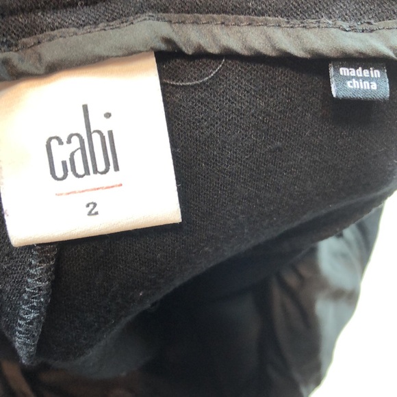 Cabi Ponte Capote Trouser Pants Stretch Career Style 3107 Black Size 2 Inseam 28 - Picture 12 of 16